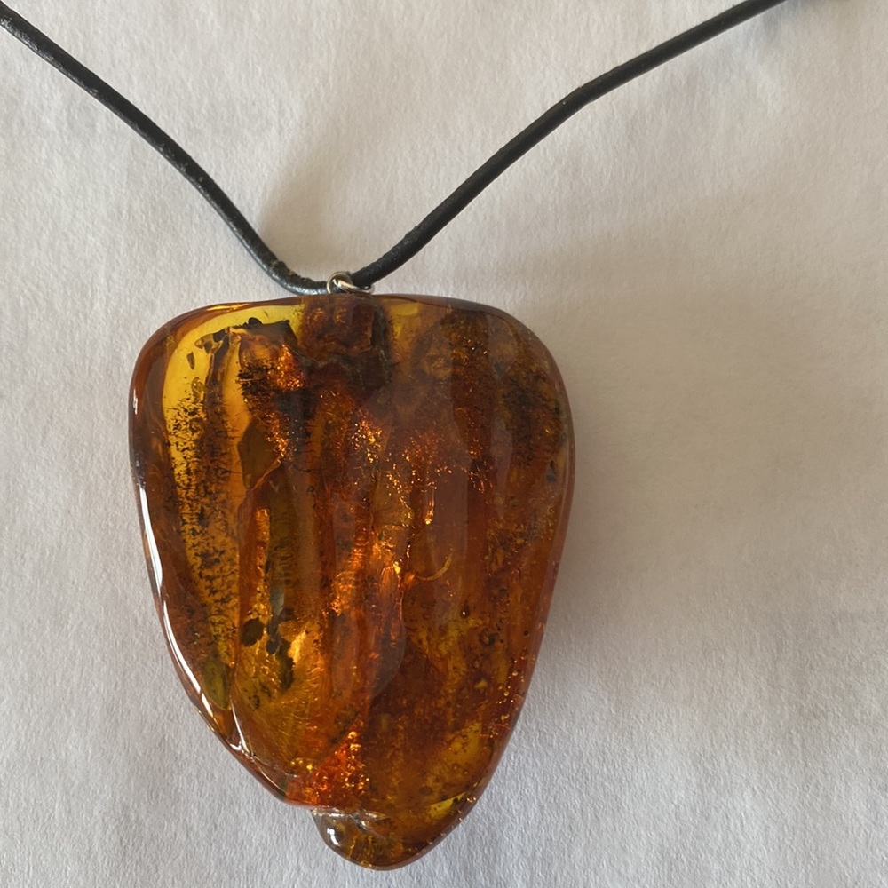 Statement Amber Necklace - image 5